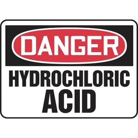 Accuform OSHA DANGER SAFETY SIGN HYDROCHLORI MCHG104XP MCHG104XP